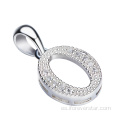 Iced Out Jewelry Pendant Inicials Pendant Charm Letra